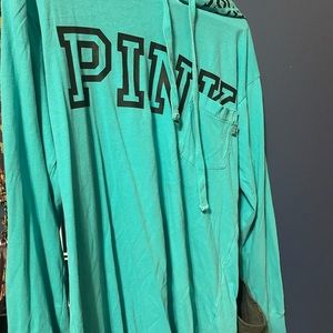 Turquoise PINK sweater